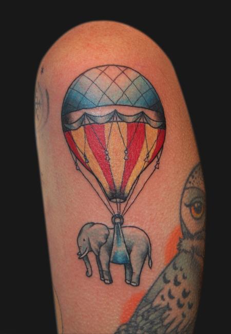 Tattoos - Airlephant balloon - 84363